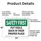 Signmission Safety Culture Sign, 24 in Width, Aluminum, Rectangle OS-2PACK-SF-A-1824-L-10848 - alternate 7